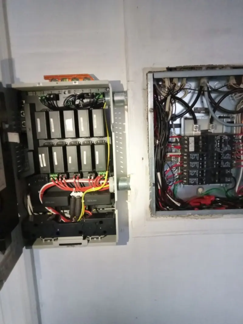 Electrical panel upgrade completed for Indoor Lighting Installation in Ashburn